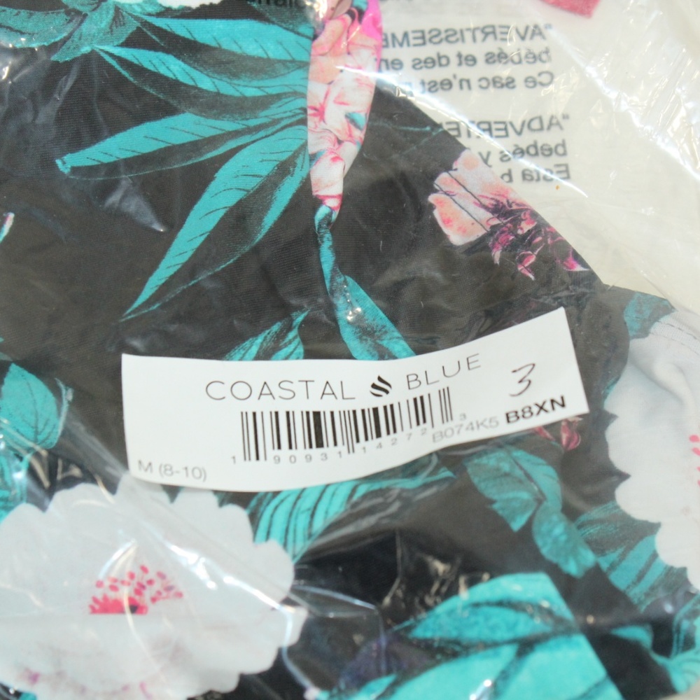 5 for $25 NWT Swimsuit Off Shoulder w/Ruffle M - Picture 3 of 8